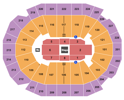 Fiserv Forum Matt Rife Seating Chart